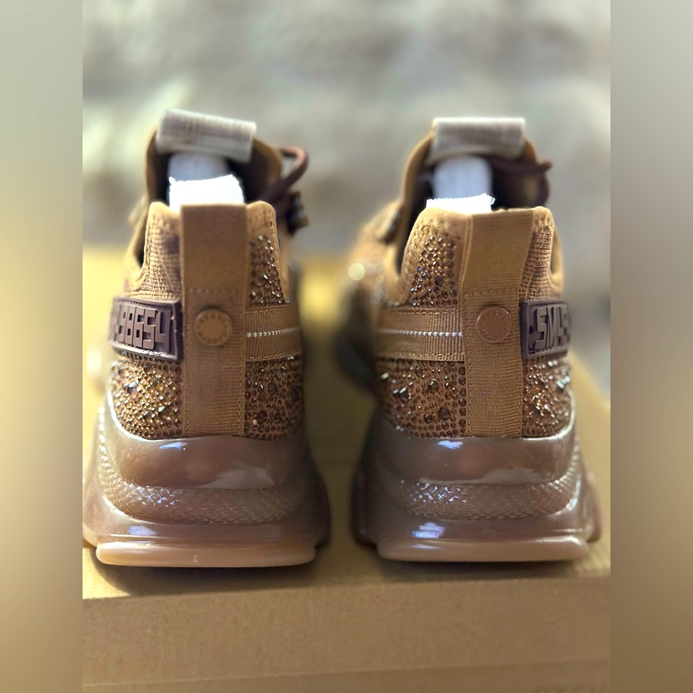 🍫BRAND NEW STEVE MADDEN MAXIMA CHOCOLATE🍫SNEAKERS SZ 9.5🔥RARE STYLE & COLOR🔥 - Picture 7 of 12